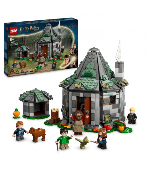 LEGO Harry Potter 76428 La Cabane de Hagrid : une Visite Inattendue, Jouet Fantastique