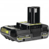 Pack batterie + avec chargeur - RYOBI - Lithium 18 V - 2,0 Ah Compacte