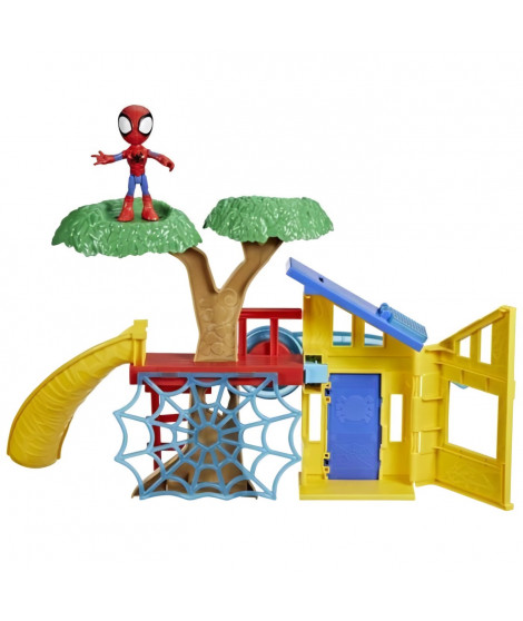 Coffret Aire de jeu Spidey avec figurine Spidey de 10 cm, des 3 ans, Marvel Spidey et ses Amis Extraordinaires