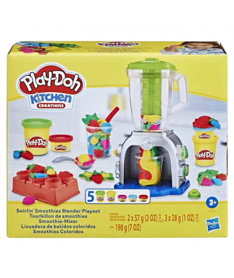 Play-Doh, coffret Tourbillon de smoothies, jouet avec pâte a modeler