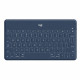 Clavier Sans Fil - LOGITECH - Keys-To-Go - AZERTY - Bluetooth - 180g - Bleu