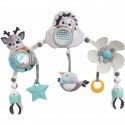 TINY LOVE Arche d'activités Articulée pour poussette, clip universel, Collection Black & White