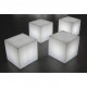 Cube lumineux blanc 40 cm ampoule E27