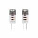 INTEGRAL LED Lot de 2 ampoules G4 90lm 1,5W équivalent a 10W 12V