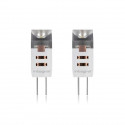 INTEGRAL LED Lot de 2 ampoules G4 90lm 1,5W équivalent a 10W 12V