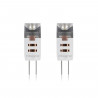 INTEGRAL LED Lot de 2 ampoules G4 90lm 1,5W équivalent a 10W 12V