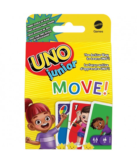 Jeu de cartes UNO JUNIOR - MATTEL GAMES - HNN03 - Pour les enfants de 3 ans et plus