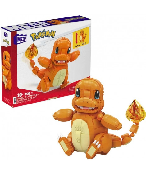 Mega Construx - Pokémon - Salameche Geant - jouet de construction - 7 ans et +