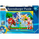 Ravensburger-Puzzle 100 pieces XXl - Knuckles, Sonic, Tails et Amy / Sonic-4005555011347-A partir de 6 ans