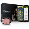 KIPPY - Collier GPS pour Chiens et Chats - Evo - 38 GR - Waterproof - Pink Petal