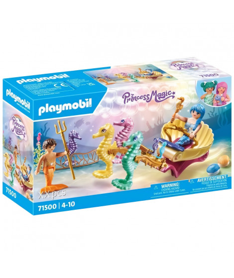 PLAYMOBIL 71500 Caleche avec sirenes et hippocampes