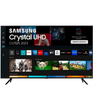 TV LED - SAMSUNG - 43CU7025 - 43'' (108 cm) - Crystal UHD 4K 3840x2160 - HDR - Smart TV - Gaming HUB - 3xHDMI