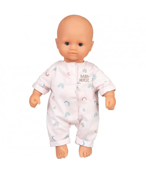 Poupon Baby Nurse bébé d'amour 32 cm - Smoby - Mixte - Souple - Tenue colorée