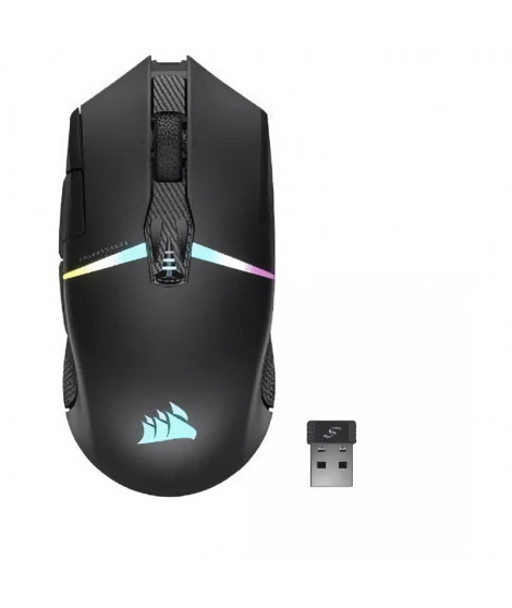 Souris gaming sans fil - CORSAIR - NIGHTSABRE WIRELESS - RGB - Noir