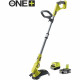 Coupe-bordures - dresse-bordures 18V - Ø coupe 25-30 cm - Ø fil 1 x 1,6 mm - 1 batterie 18V 2,5 Ah, 1 chargeur + RAC155 OFFERT