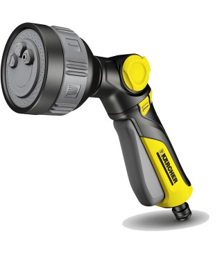 Pistolet d'arrosage Plus - KARCHER - Multifonction - Gâchette autobloquante et rotative - 4 formes de jets