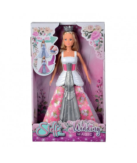 Poupée Princesse Magique 29cm - STEFFI LOVE - Robe qui change de couleur