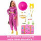 Poupée BARBIE EXTRA SAFARI - MATTEL - HPT48 - Tenues tendance - Accessoires de voyage - Cheveux longs