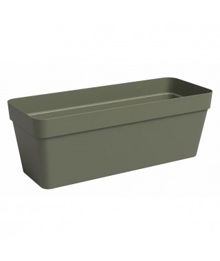 Jardiniere - ARTEVASI - Capri - Plastique - Rectangulaire - Vert sec - 12,5 l