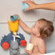 Jouet de bain Smoby Little Smoby Hippo - Toboggan et roues pour bébé de 18 mois - Bleu et vert