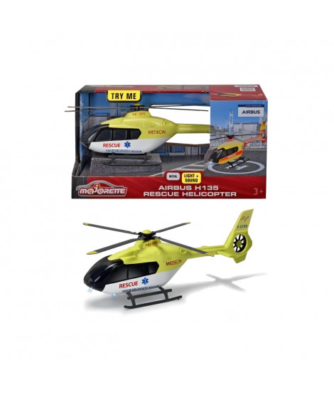 Majorette -  Hélicoptere Samu Airbus H135  - Des 3 Ans