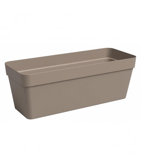 Jardiniere - Plastique - Taupe - Rectangulaire - L49,9 x P20 x H18,1cm - ARTEVASI