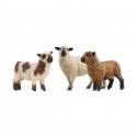 Figurien Trio de moutons, pour enfants des 3 ans,  5 x 19 x 11 cm - schleich 42660 FARM WORLD