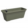 Jardiniere - Plastique - Vert sec - Rectangulaire - L57,9 x P24,3 x H22cm - ARTEVASI