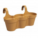 Pot ARTEVASI - CAPRI TRIPLE - Balcon - Jaune miel - L54 x P30,5 x H28 cm