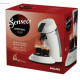 Machine a café dosette SENSEO ORIGINAL+ Philips CSA210/11, Booster d'arômes, Sélecteur d'intensité, 1 ou tasses, Blanc titane