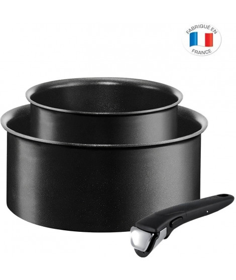 Tefal INGENIO PERFORMANCE L6549503 Batterie de Cuisine - 2 Casseroles Tous Feux dont Induction 16/20 cm + Poignée - Antiadhés…