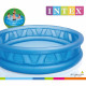 Piscine gonflable ronde Soft Side Pool pour enfant et famille - INTEX - 188x46cm - Capacité 666L - Bleu