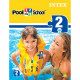 INTEX Gilet d'apprentissage de natation / sauvetage enfant Pool School - 58660NP