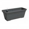 Jardiniere - Plastique - Anthracite - Rectangulaire - L77,9 x P24 x H22cm - ARTEVASI