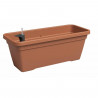 Jardiniere - Plastique - Terre cuite - Rectangulaire - L77,9 x P24 x H22cm - ARTEVASI