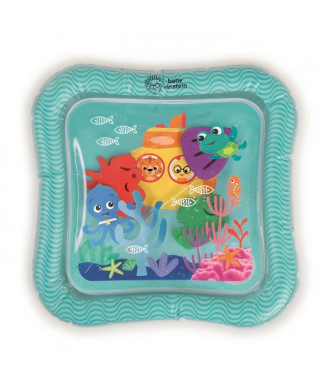 BABY EINSTEIN Tapis d'éveil et matelas a eau Ocean Explorers, sensory splash, 3 créatures flottantes, des la naissance