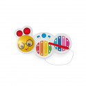 BABY EINSTEIN Xylophone avec sons et lumieres, 2 modes de jeu, 16 sons, 2 formes abatibles, contrôle volume