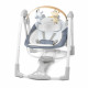 INGENUITY Balancelle swing'n go, arc d'activités amovible, pliable, électrique,musiques et sons, jouets inclus, Chambray