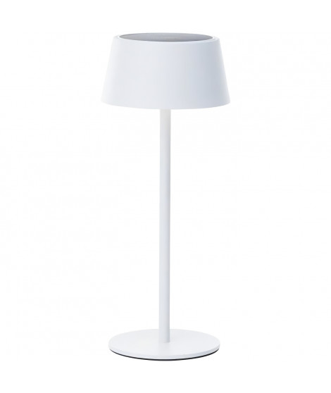 Lampe de table d'extérieur - BRILLIANT - PICCO - LED et solaire - Métal et plastique - 5 W - Blanc