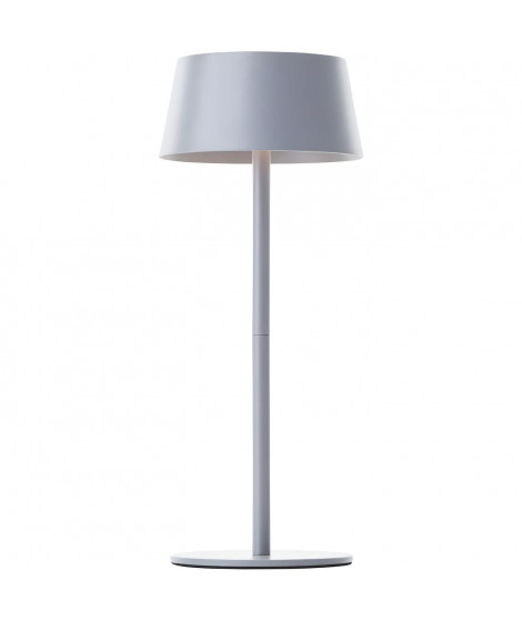 Lampe de table d'extérieur - BRILLIANT - PICCO - LED et solaire - Métal et plastique - 5 W - Gris dépoli