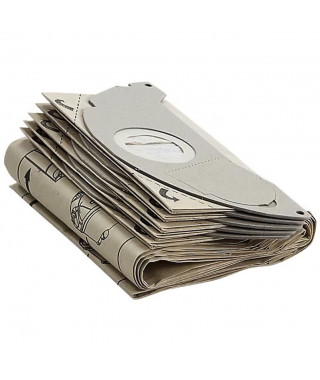 Lot de 5 sachets filtres papiers pour aspirateurs Kärcher A 2120/3001/2501/2601/WD 2500