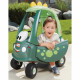 Little Tikes - Cosy Coupe Dino - Voiture pour enfants - Portes fonctionnelles - 4 roues - Plancher a retirer & 1 klaxon - 18 …