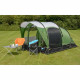 Tente de camping gonflabe - 3 places - KAMPA - Brean 3 AIR - Vert et noir