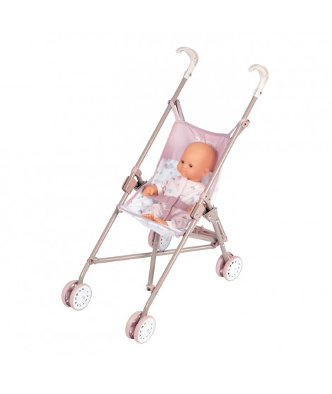 Poussette canne Baby Nurse pour poupon jusqu'a 42cm - Smoby