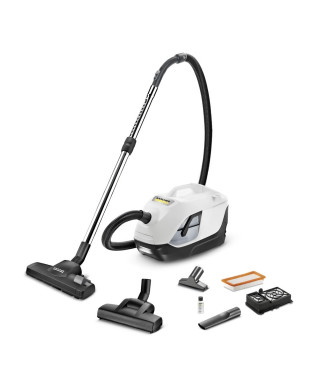 NEW KARCHER DS 6 PLUS - Aspirateur sans sac avec filtration par eau + Accessoires - Rejette un air dépoussiéré a 99,95 %