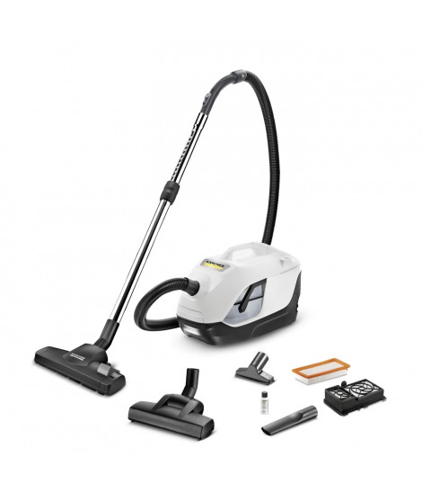 NEW KARCHER DS 6 PLUS - Aspirateur sans sac avec filtration par eau + Accessoires - Rejette un air dépoussiéré a 99,95 %