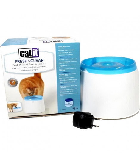 Catit Fontaine a Eau Pour Chat Compacte 2 Litres