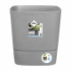 ELHO - Pot de fleurs  -  Greensense Aqua Care Carré 38 - Ciment Clair - Intérieur/extérieur - Ø 38 x H 38.9 cm