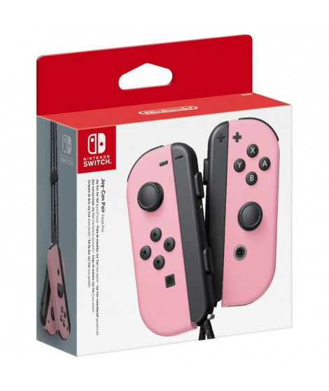 Paire de manettes Joy-Con Rose Pastel pour Nintendo Switch