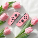 Paire de manettes Joy-Con Rose Pastel pour Nintendo Switch